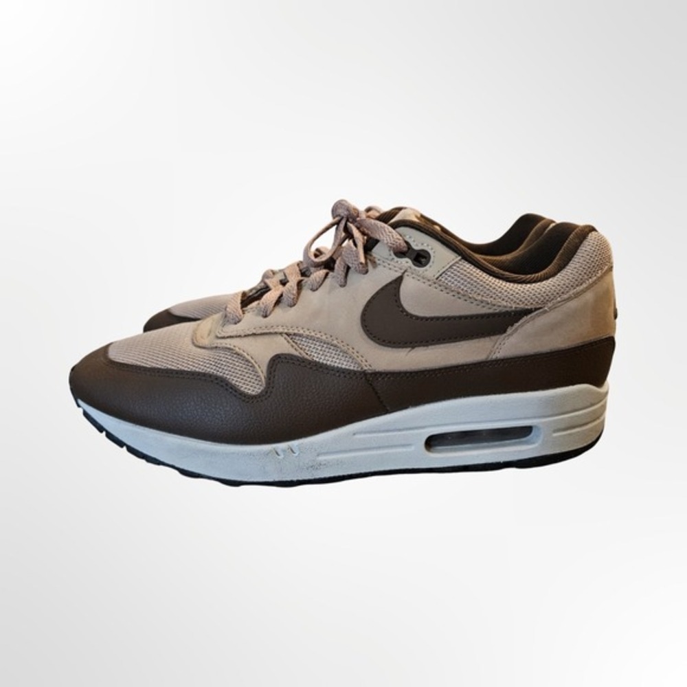 Nike Air Max 1 Premium Ironstone Moon Fossil Mens Shoes Size 10 FB9660-200 - Picture 3 of 8